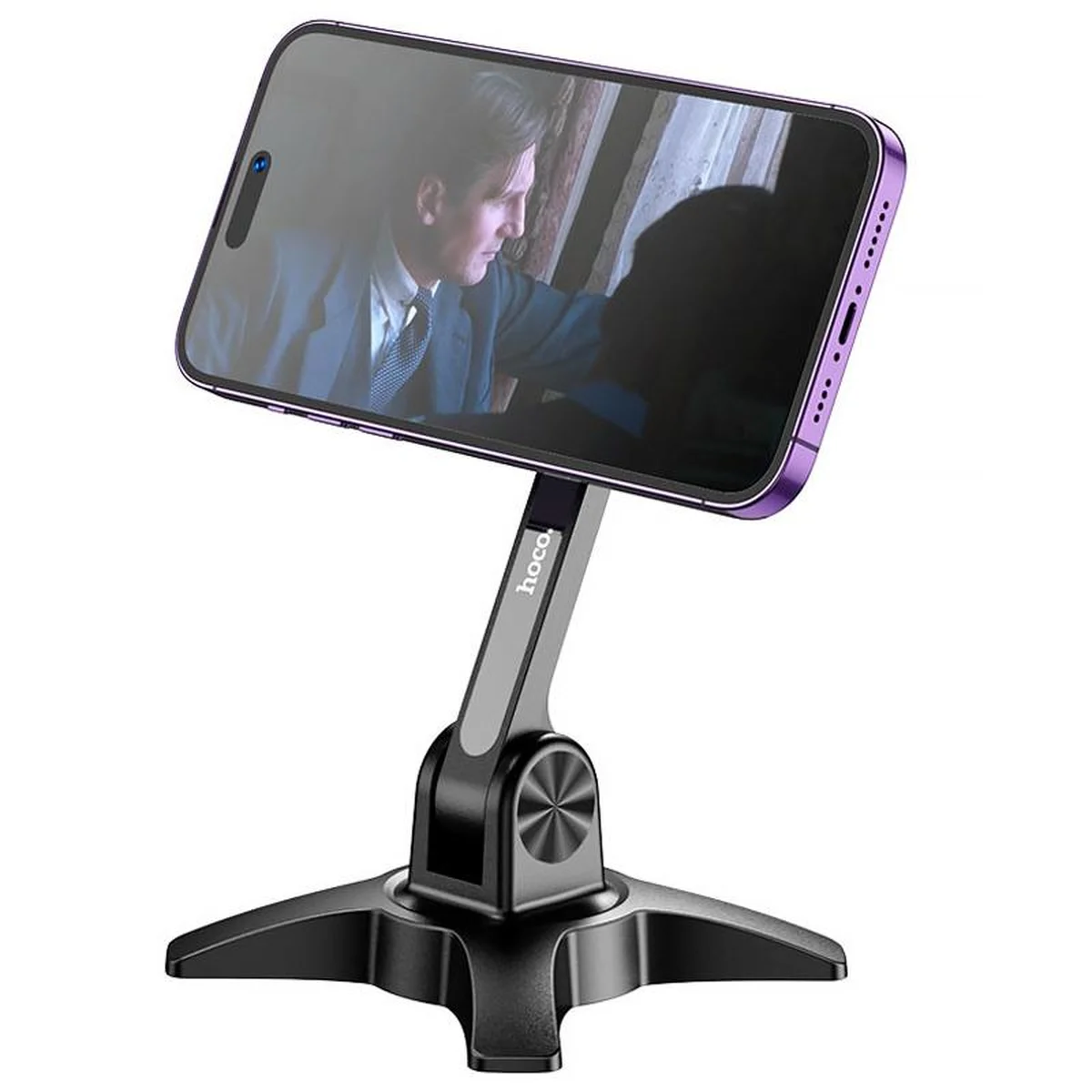Магнитный держатель для телефона Hoco HD2 Joy ring Black