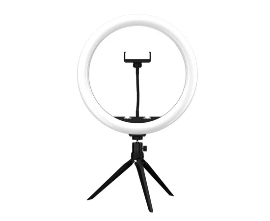 Кольцевая LED лампа Lovely Stream 12'' с треногой Черный