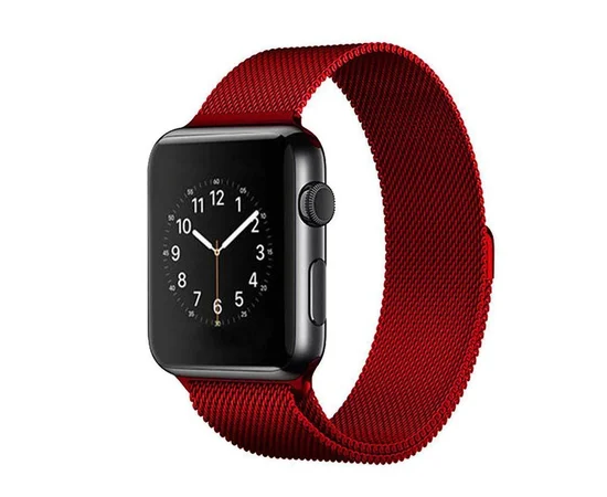 Ремешок Milanese Loop Design для Apple watch 42mm / 44mm Красный