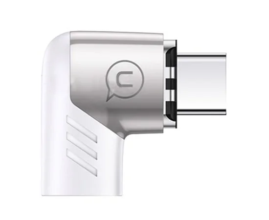 Переходник Usams US-SJ486 AU13 Type-C to Type-C 100W PD Magnetic Белый