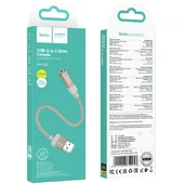 Переходник Hoco UPA32D Clever USB to 3.5mm Gold