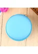 Чехол для наушников (круг) Голубой
