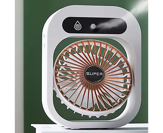 Настольный вентилятор Q8 с водяным охлаждением 1200 mAh White