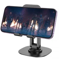 Подставка для телефона Hoco HD6 Winner dual-axis rotating Black