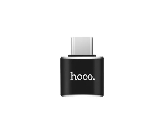 Переходник Hoco UA5 Type-C to USB Черный