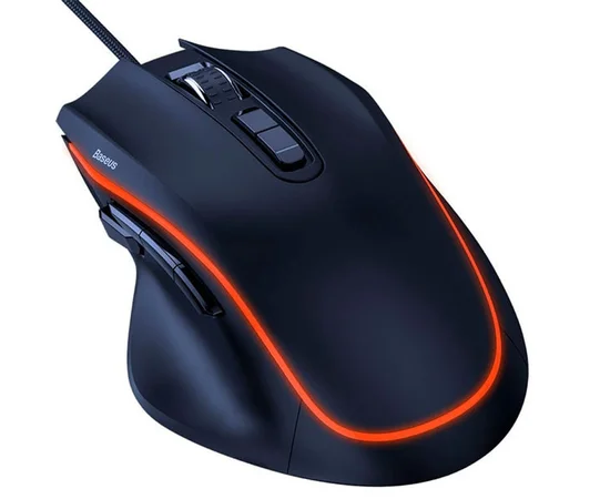 Мышь Baseus GAMO 9 Programmable Buttons, проводная Черный