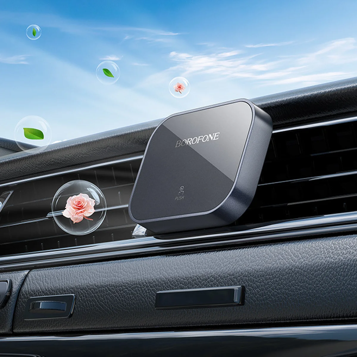 Ароматизатор в машину Borofone FC2 Volar Deep space gray