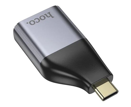Переходник Hoco UA34 Type-C to VGA Metal grey