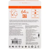 Карта пам'яті T & G microSDXC (UHS-1) 64 GB class 10 (без адаптера) Чорний