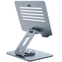 Подставка настольная Hoco PH52 Might metal rotating Metal gray