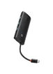 Перехідник HUB Baseus Lite Series 5in1 (Type-C to HDMI + 3xUSB 3.0 + PD) (WKQX04) Чорний