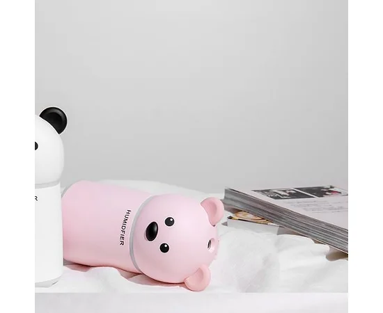 Увлажнитель воздуха Teddy Bear с арома-диффузором (lamp+fan) Розовый