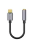 Перехідник Baseus L54 Type-C to 3.5mm (CATL54) Сірий