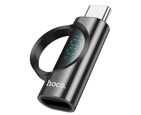 Перехідник Hoco UA32 Type-C male to Type-C female display adapter Black