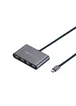 Переходник HUB Hoco HB3 USB to Type-C Стальной