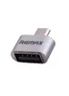 Переходник Remax RA-OTG USB to microUSB Серебряный