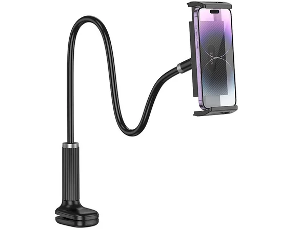 Регулируемая подставка для телефона/планшета Hoco HD10 Bamboo lazy stand Black
