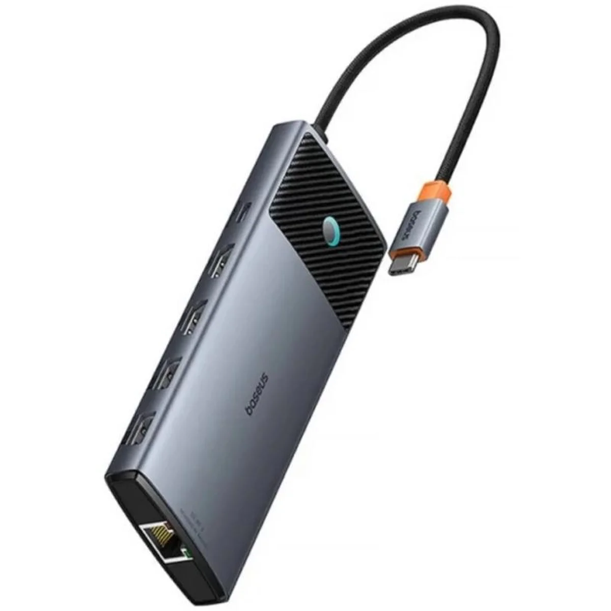 Переходник HUB Baseus Metal Gleam Series II OS 10in1 (B00061800123-00) Cosmic Black