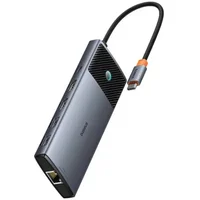 Переходник HUB Baseus Metal Gleam Series II OS 10in1 (B00061800123-00) Cosmic Black
