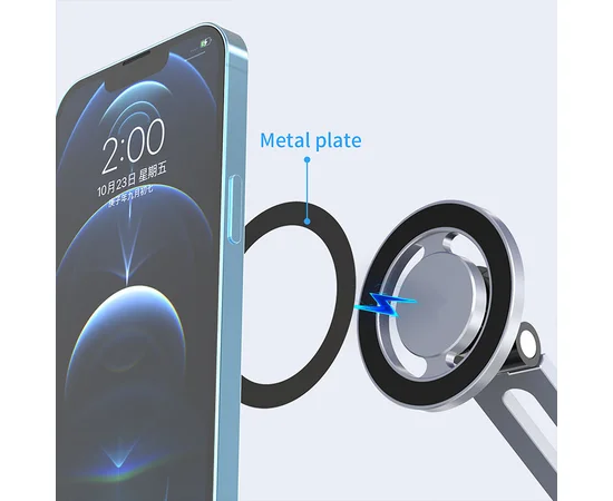 Подставка магнитная MagSafe for Apple FY58 Silver