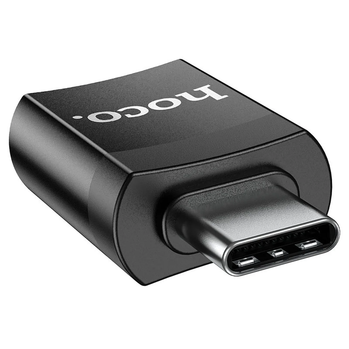 Переходник Hoco UA17 Type-C Male to USB Female USB3.0  Черный