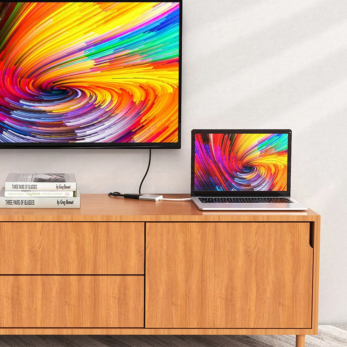 Переходник HUB Hoco HB14 Type-C to USB3.0+HDMI+PD Стальной