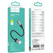 Переходник Hoco UPA32D Clever USB to 3.5mm Black