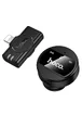 Петличный беспроводной микрофон Hoco L21 Charm Lightning Black
