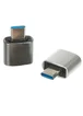 Переходник "Metal Short" USB OTG - Type-C RT-OTO6 Сталь