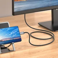 Переходник Hoco UA27 HD Type-C to HDMI (2m) Metal gray