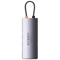 Переходник HUB Baseus Metal Gleam Series 4-in-1 4xUSB3.0 (WKWG070013) Gray
