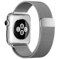 Ремешок&nbsp;Milanese&nbsp;Loop&nbsp;Design&nbsp;для&nbsp;Apple&nbsp;watch&nbsp;42mm/44mm Серебряный