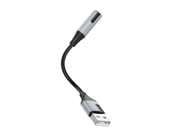 Переходник Borofone BV19 Creator USB to 3.5mm Black