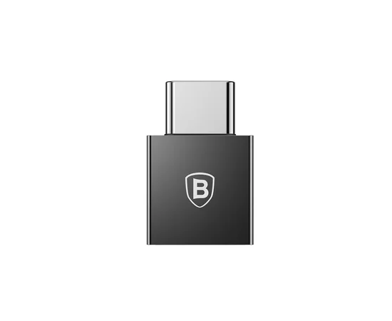 Переходник Baseus Exquisite Type-C Male to USB Female (CATJQ) Черный