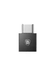 Переходник Baseus Exquisite Type-C Male to USB Female (CATJQ) Черный