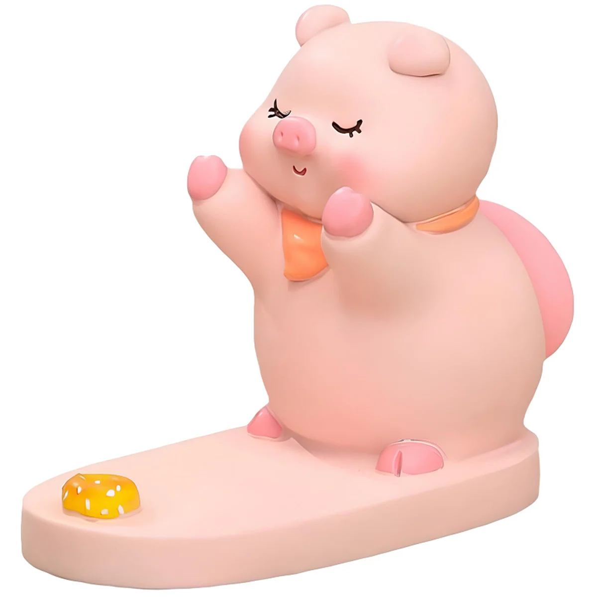 Підставка для телефону Funny Animals Piggy with cake