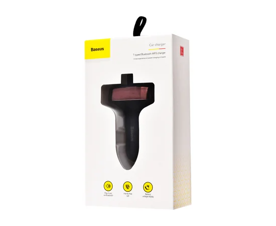 АЗУ Baseus Bluetooth FM Launcher 2.4A 2USB brown