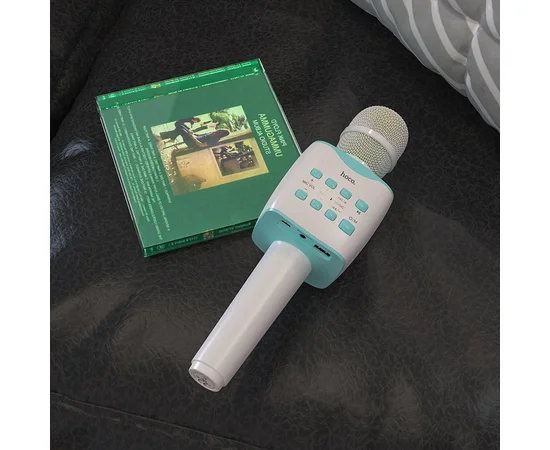 Караоке Мікрофон-колонка Hoco BK5 Блакитний