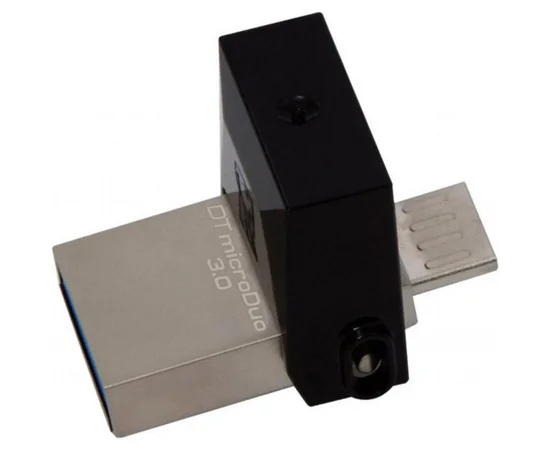 Флеш накопитель USB 3.0 Kingston DTMicro USB 3.1/3.0 Type-A 64GB Черный