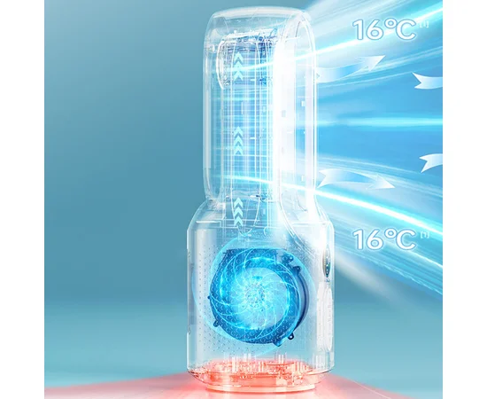 Настольный вентилятор F8 3in1 с Bluetooth-динамиком и ночником 4000mAh White