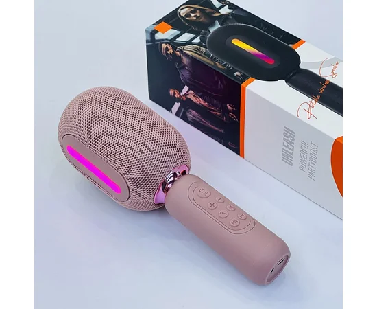 Караоке Мікрофон-колонка KMC300 Pink