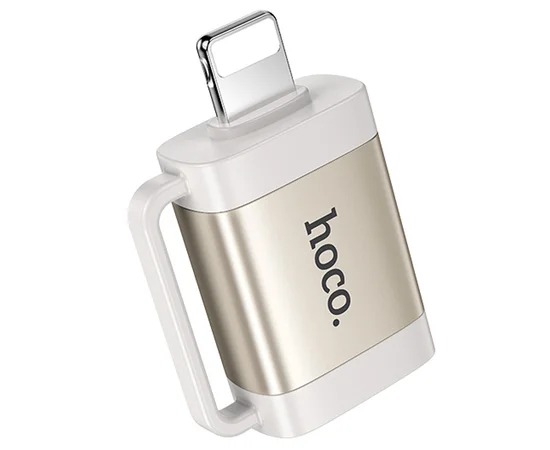 Переходник Hoco UA31A OTG Lightning male to USB female Gray