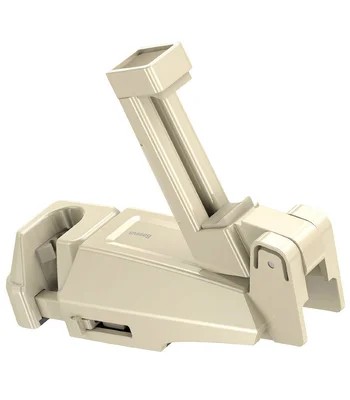 Автодержатель Baseus Backseat Vehicle Phone Hook, + гак-вішалка khaki