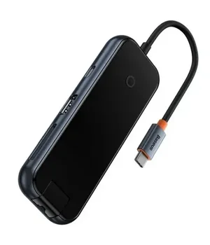 Перехідник HUB Baseus AcmeJoy 8-Port Type-C HUB Adapter (WKJZ010613) Dark Grey