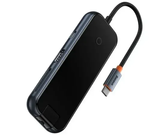 Перехідник HUB Baseus AcmeJoy 8-Port Type-C HUB Adapter (WKJZ010613) Dark Grey
