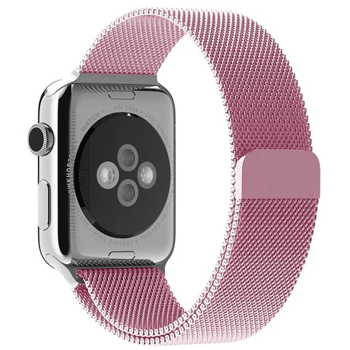 Ремешок&nbsp;Milanese&nbsp;Loop&nbsp;Design&nbsp;для&nbsp;Apple&nbsp;watch&nbsp;42mm/44mm Rose Pink