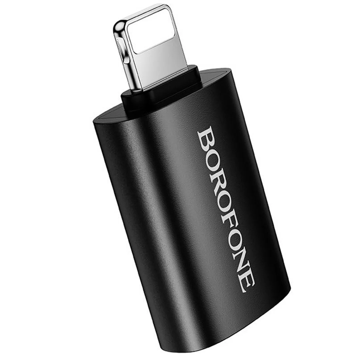 Переходник Borofone BV26 Lightning Male to USB Female USB2.0 Black