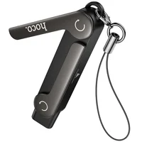 Переходник Hoco UA47 Lightning male to Type-C female adapter Black