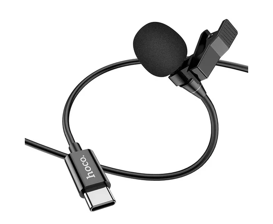 Мікрофон петличний Hoco L14 Type-C Black