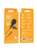 Микрофон петличный Borofone BFK11 Elegant lavalier 3.5mm (2m) Black